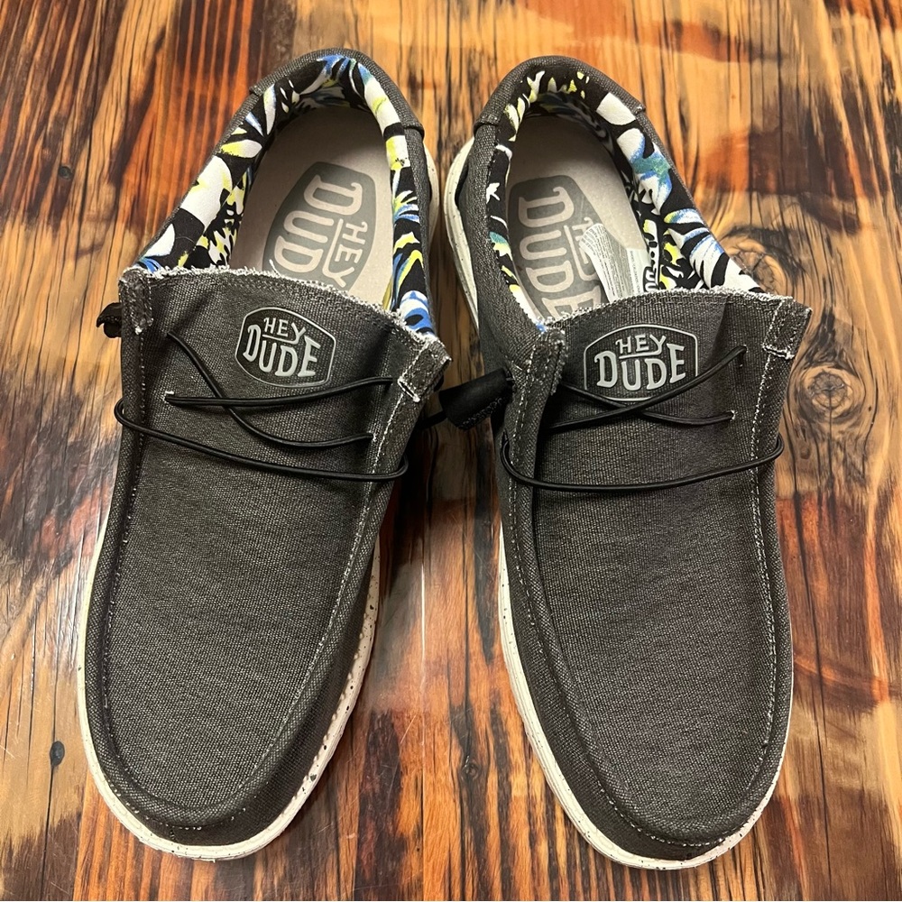 Hey Dude Grey shoes. Size 12